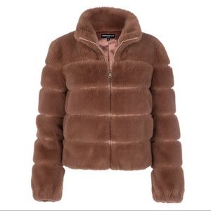 NWT generation love fur bomber size small